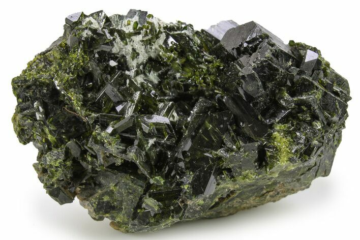 Lustrous Epidote Crystals with Actinolite - Pakistan #290480